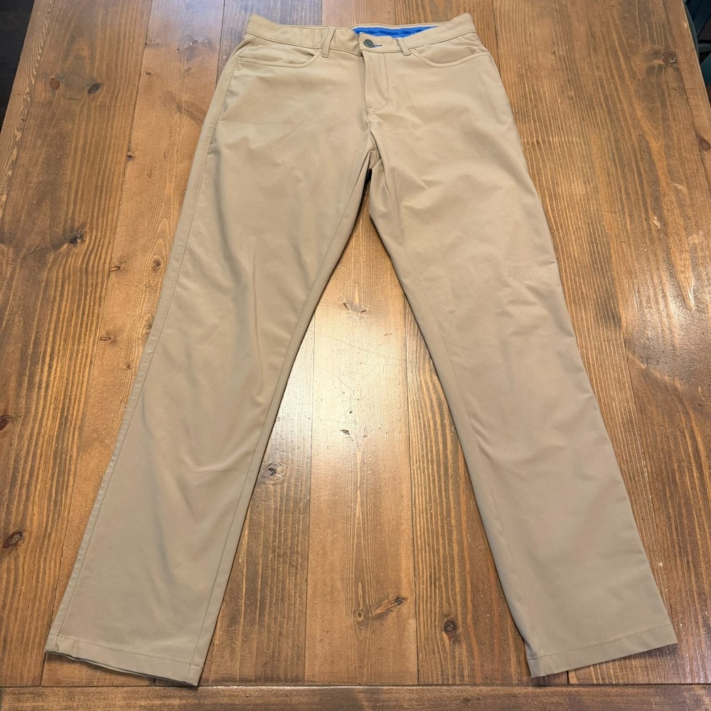 Twillory Performance Khaki Pants Mens 32x34 Technical Fabric Tailored Fit Golf